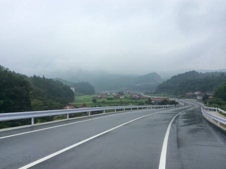 松が原町の町並み